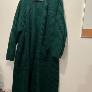 Torrid Deep Green Cardigan Sweater